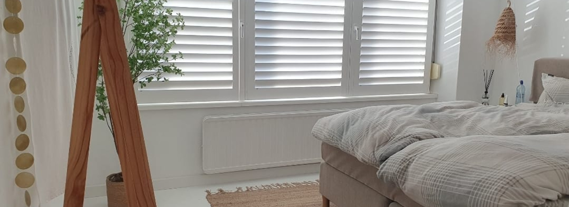 nanathome witte shutters slaapkamer