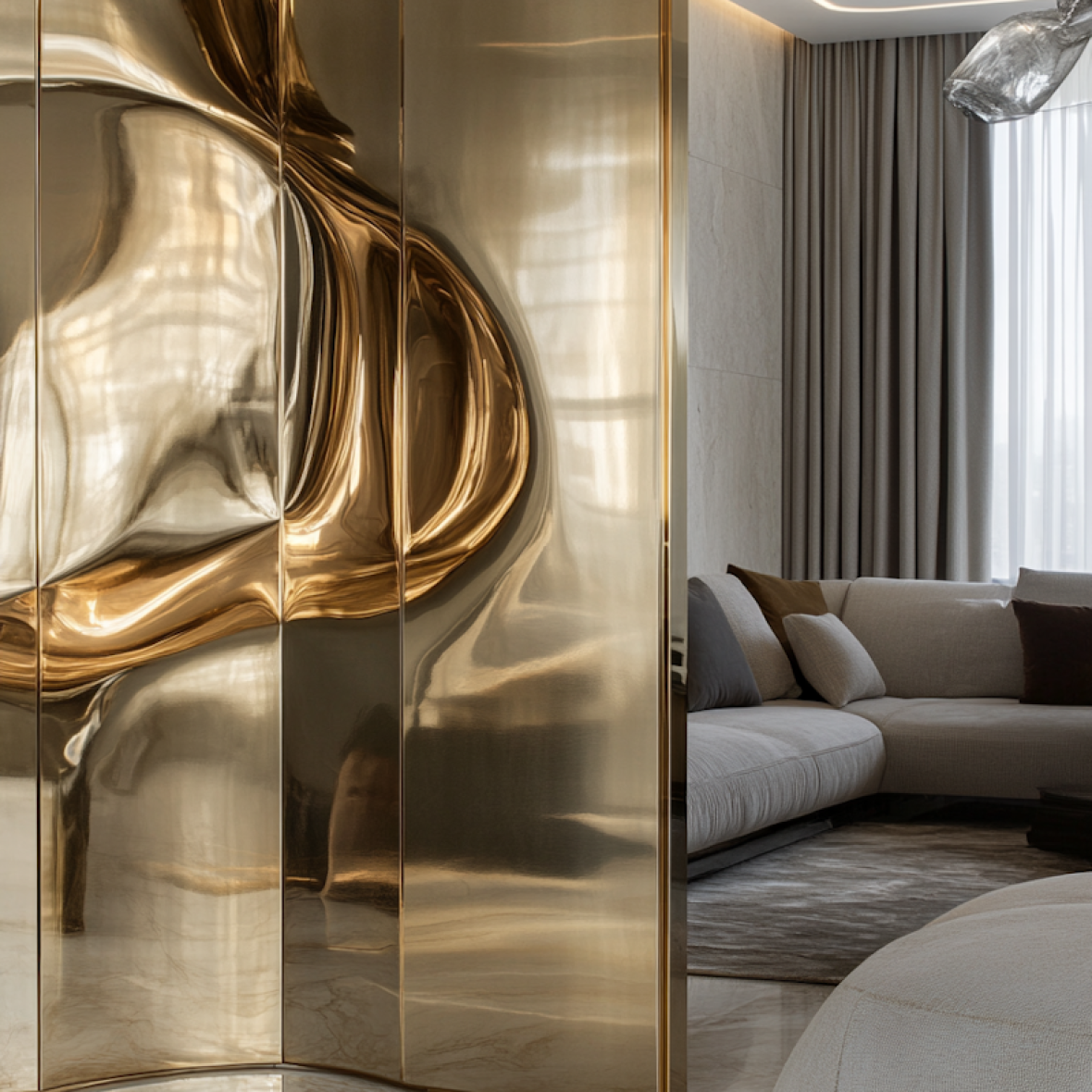 Chrome-metallic-interieur