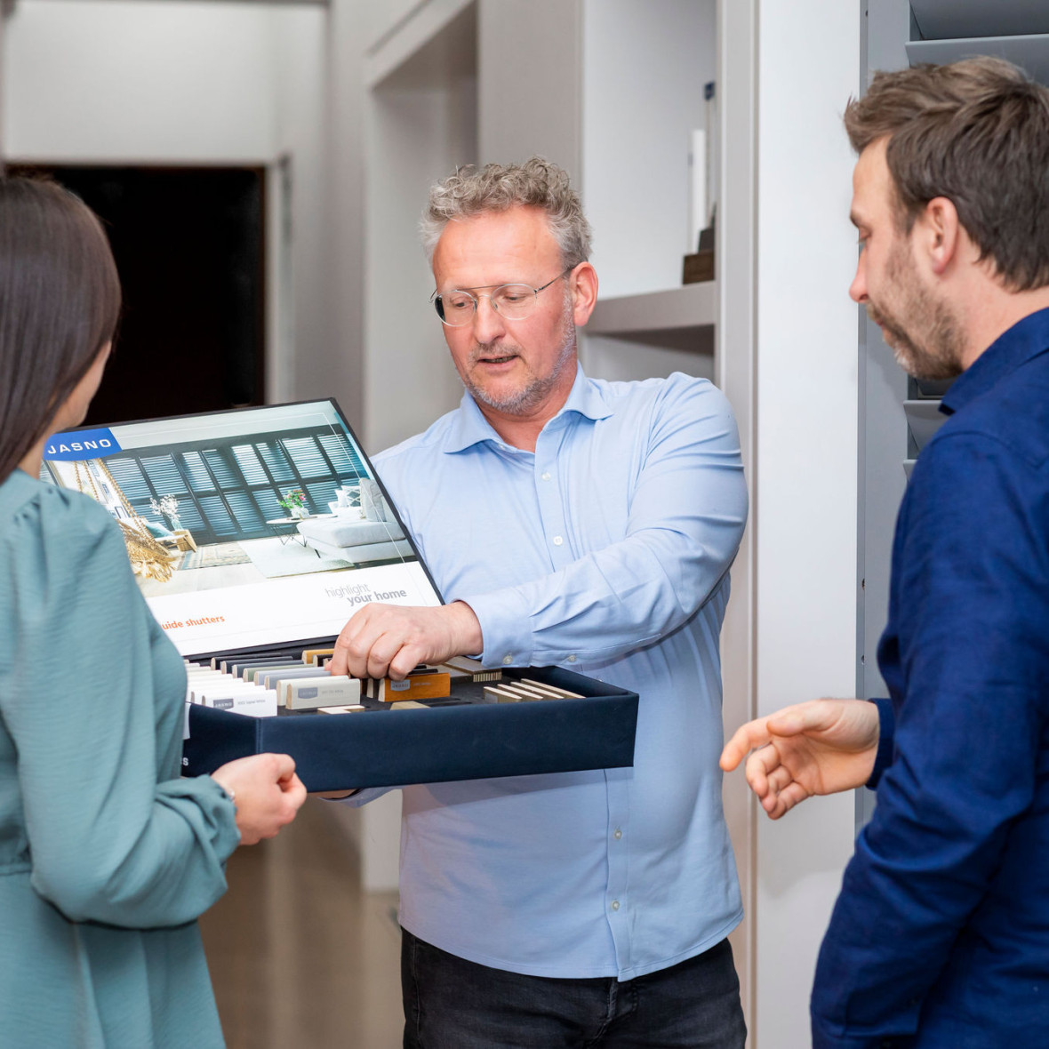 Showroombezoek JASNO kleurstalen