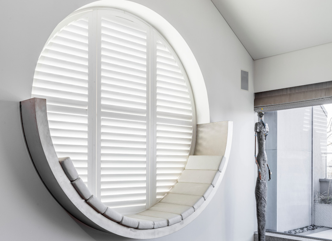  Ronde shutter wit silentview product