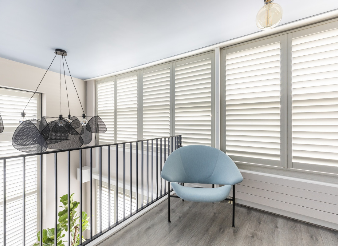 Shutter JASNO cream grey woonkamer Rhoon