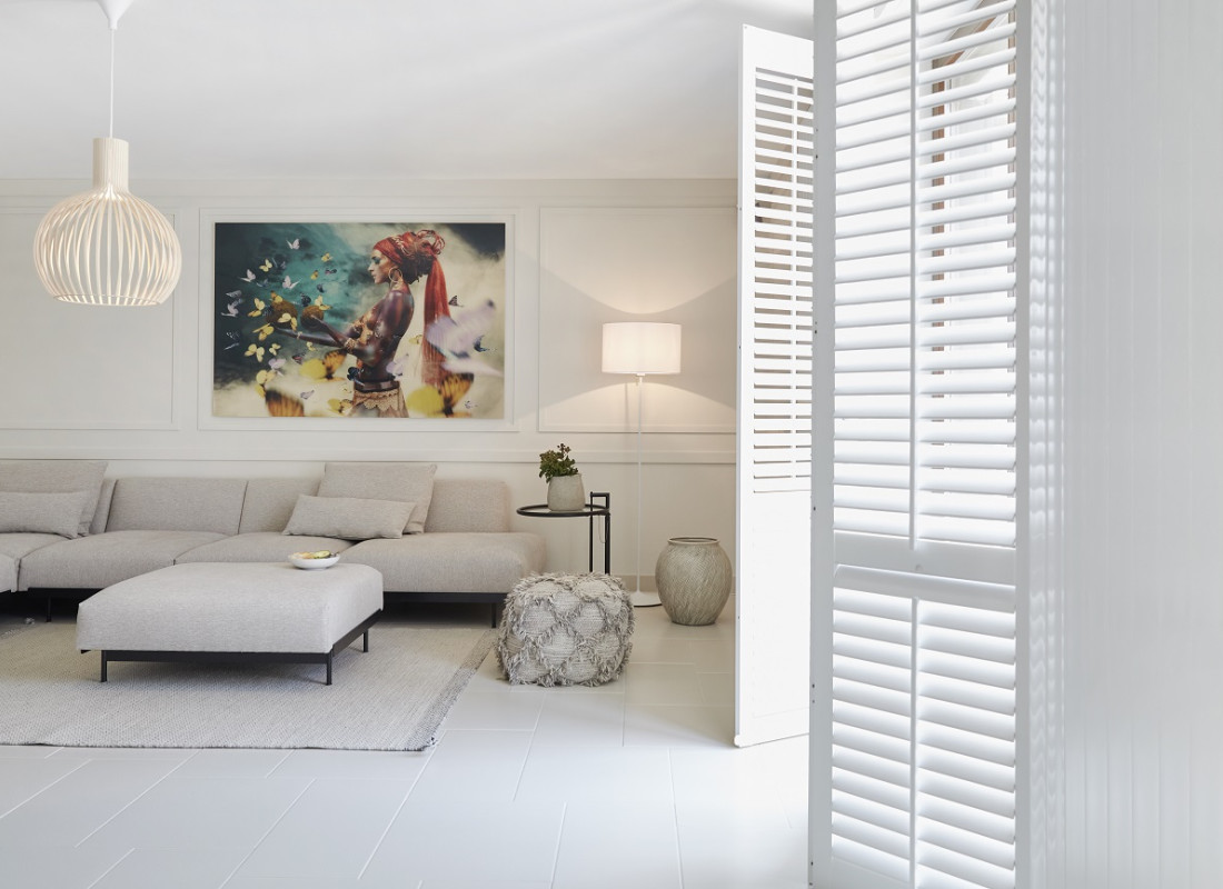 Witte shutters van JASNO besparen energie